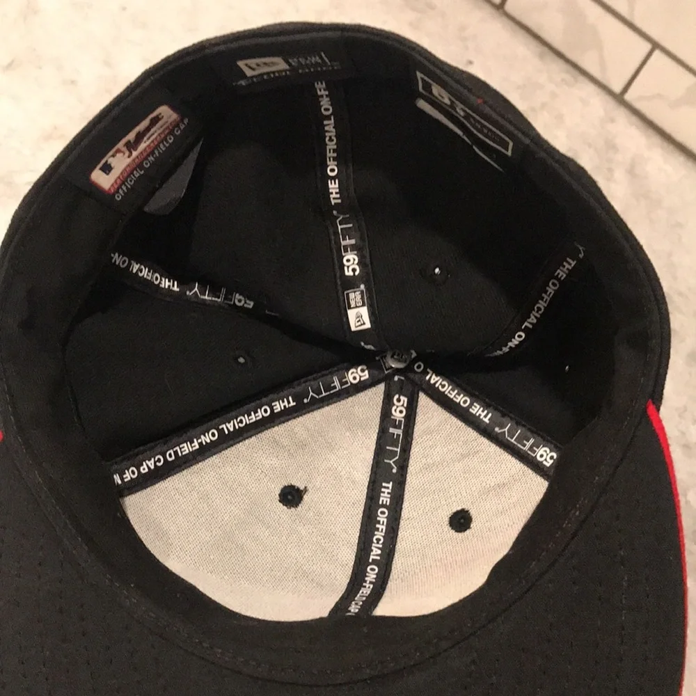 Cincinnati Reds Baseball Cap Mens Black Red New Era Dad Hat‎ Official On Field